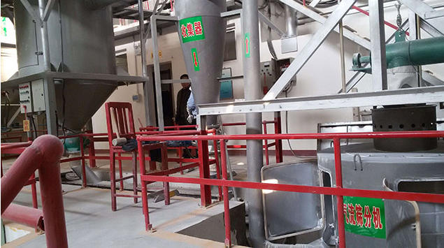 氣流篩篩（shāi）分現（xiàn）場